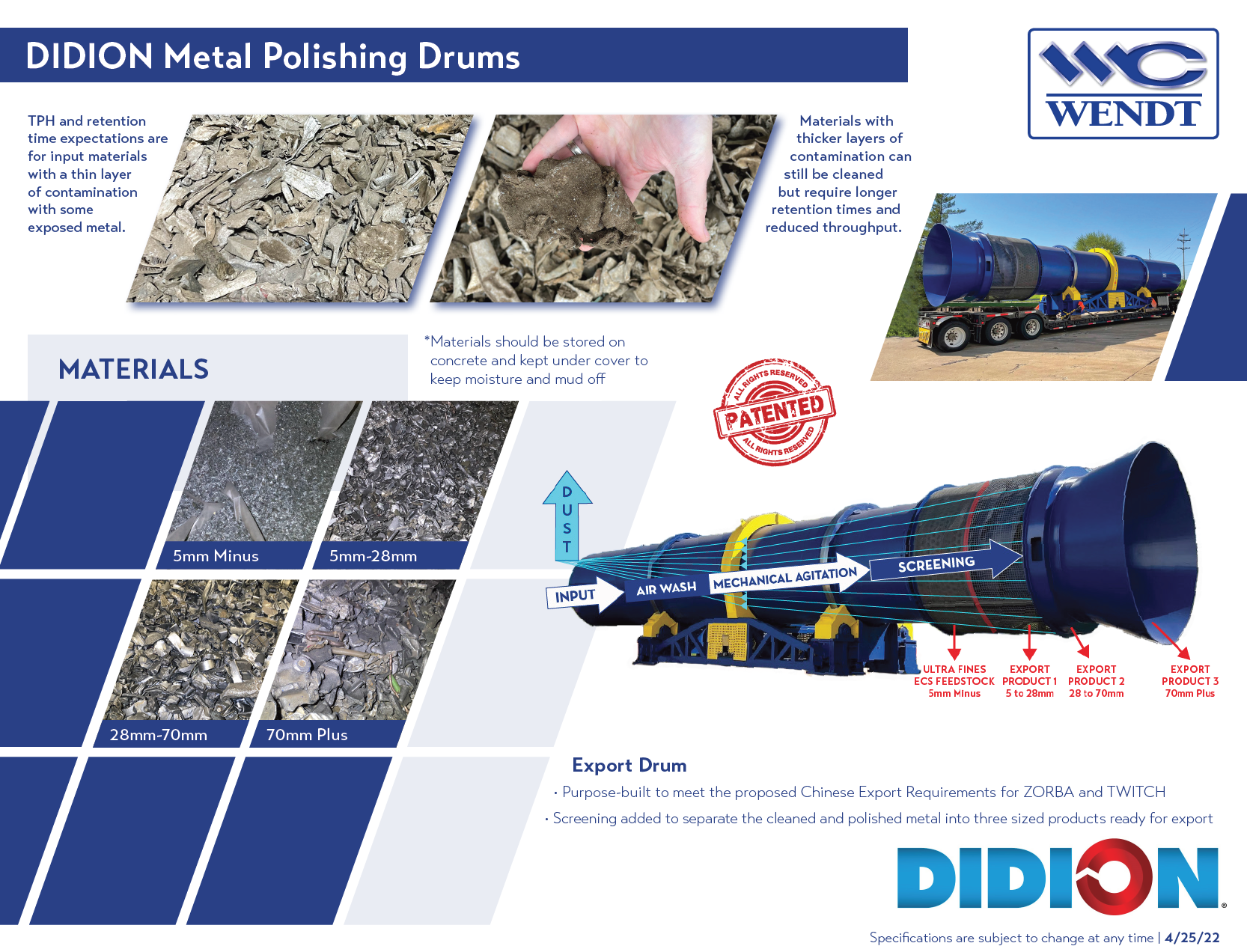 DIDION Metal Polishing Drum