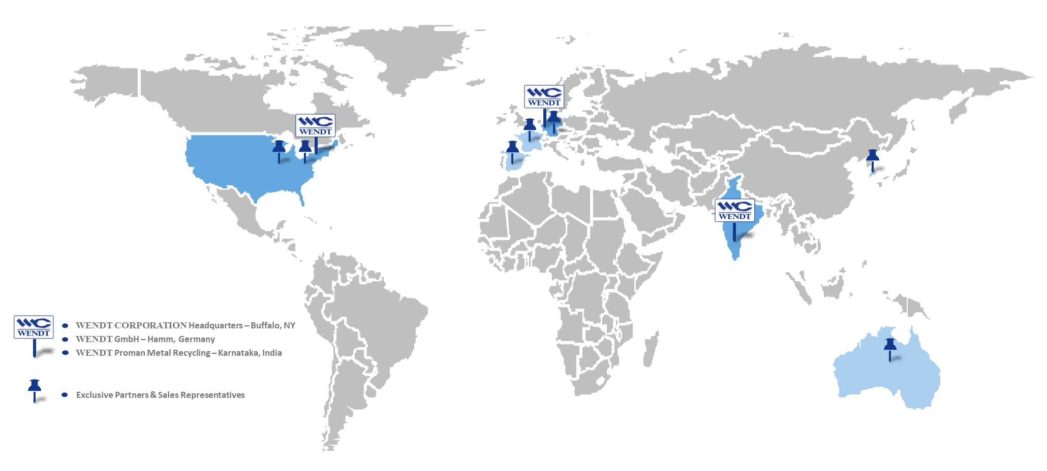 International Map for Website